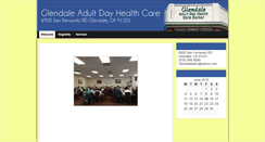 Desktop Screenshot of glendaleadhc.com